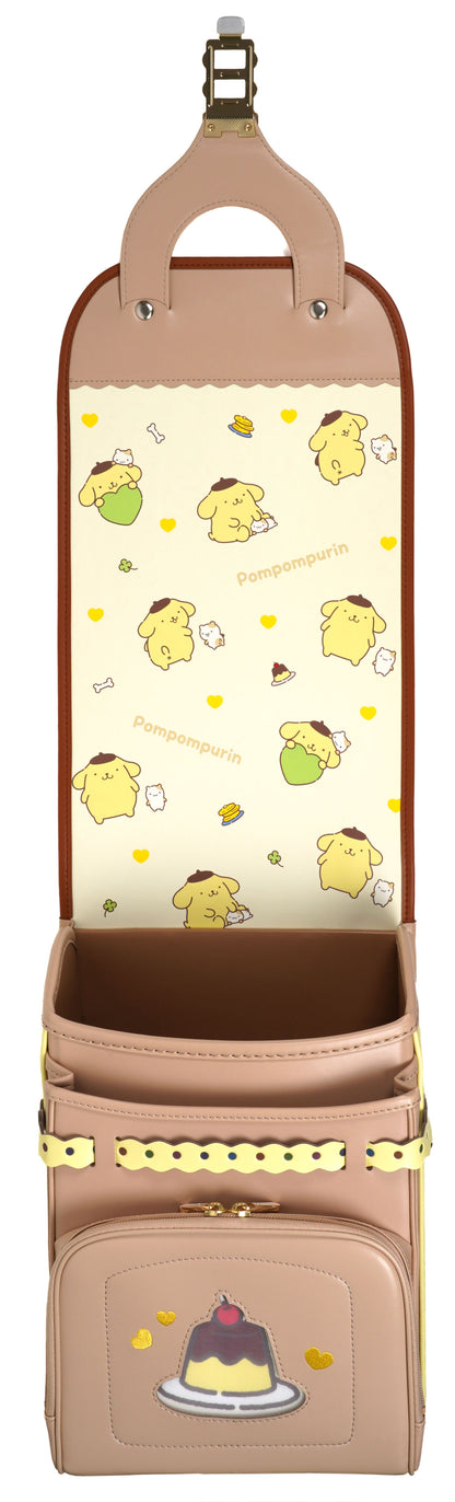 ポムポムプリン ランドセル　ラテ×ライトイエロー