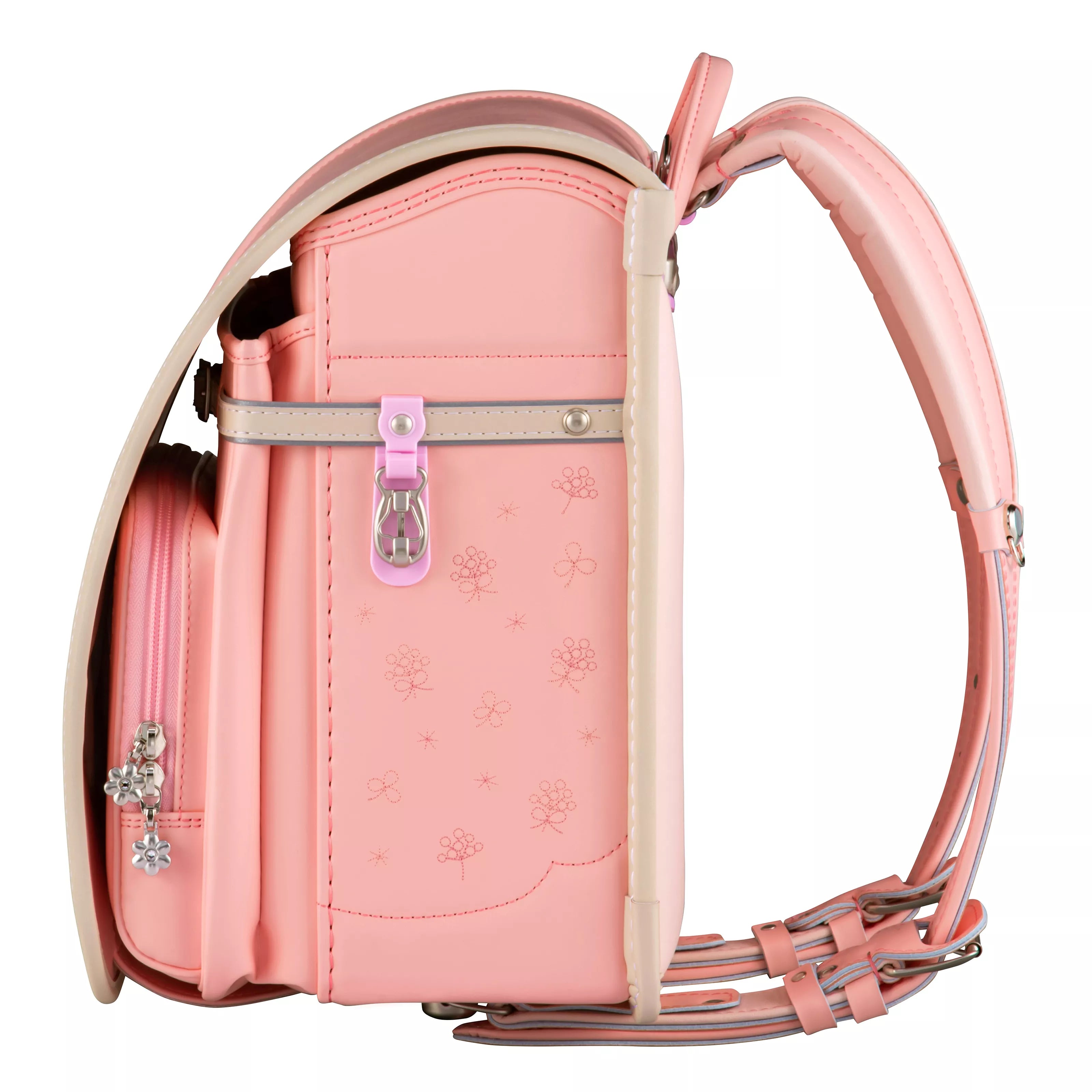 フィットちゃん　シュシュ・フローラ　安ピカッ×楽ッション ペールピンク×ベージュ