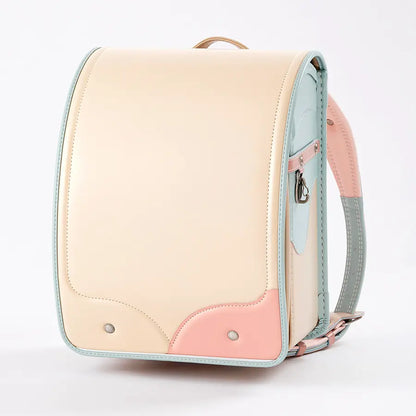 ごとうじゅうランドセル　ミケ　スモーキーピンク×ミント