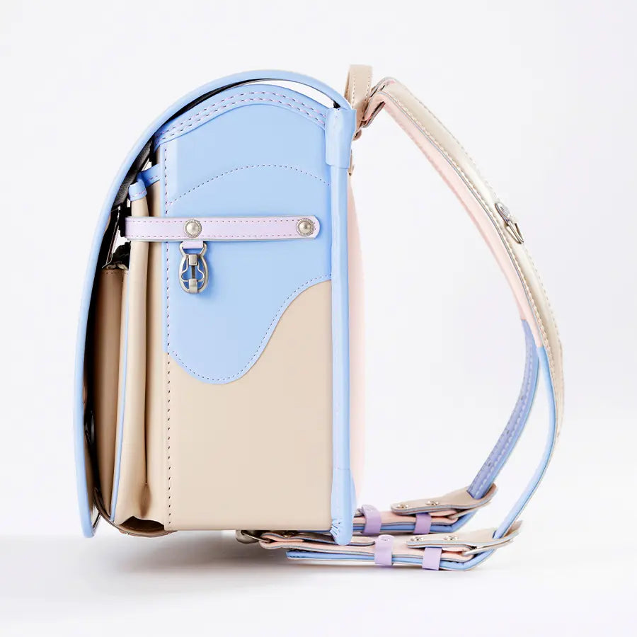 ごとうじゅうランドセル　ミケ　スミレ×スカイブルー