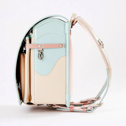 ごとうじゅうランドセル　ミケ　スモーキーピンク×ミント