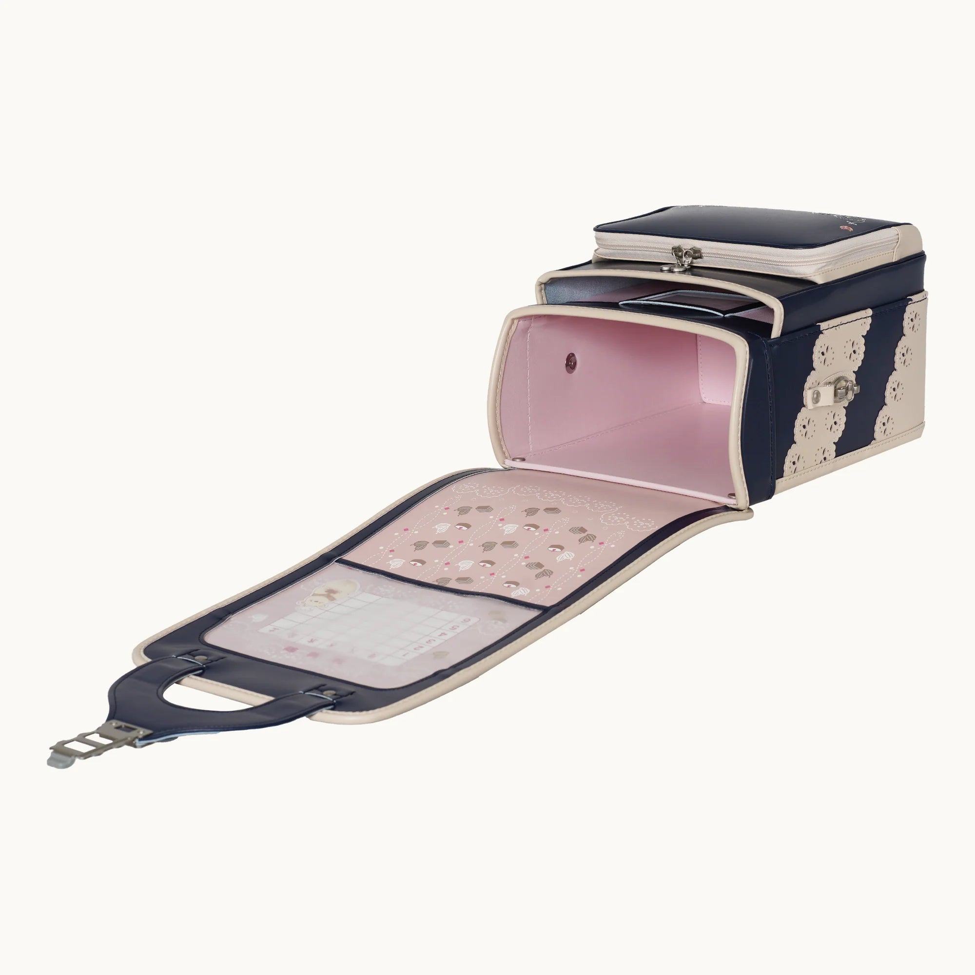 EISHIN　ショコラティエ　ライトネイビー×シロ