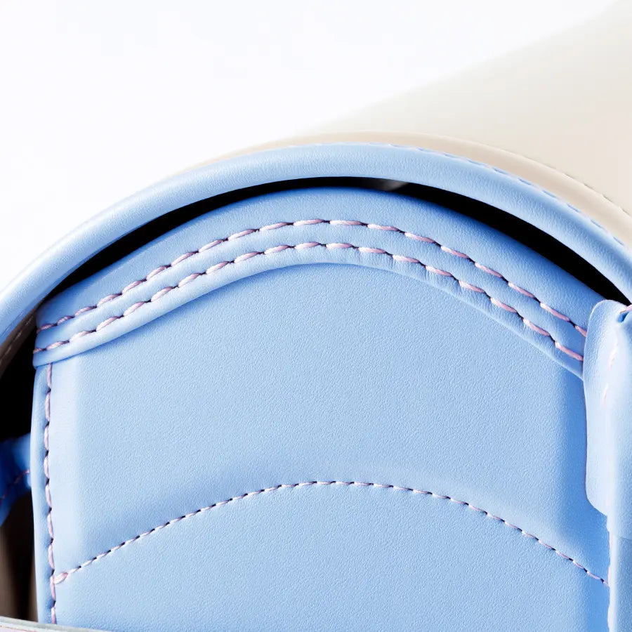 ごとうじゅうランドセル　ミケ　スミレ×スカイブルー