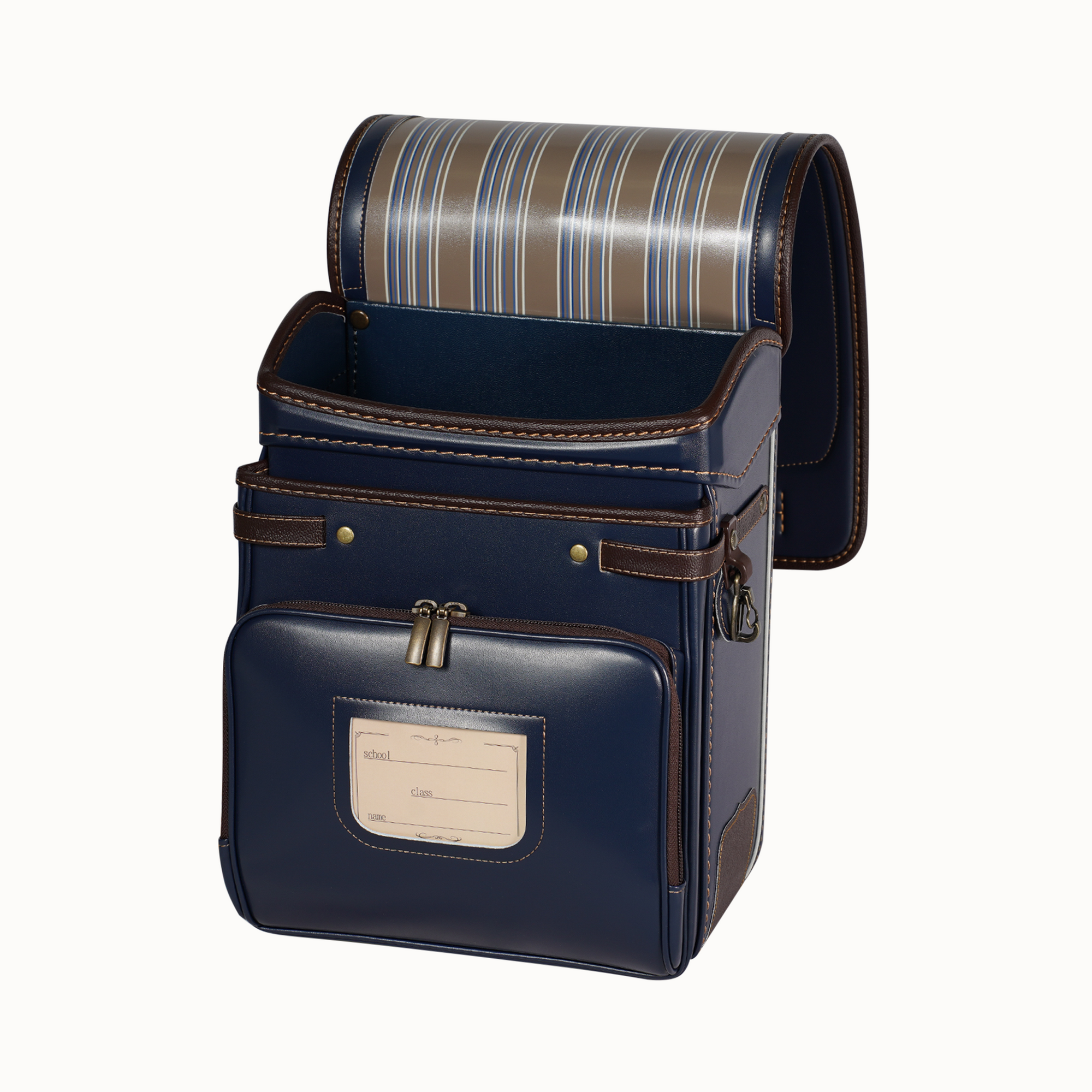 EISHIN　ユーロスタイル　ライトネイビー×ボルドー