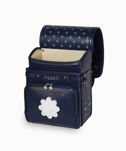 EISHIN　フラワーリース　ライトネイビー