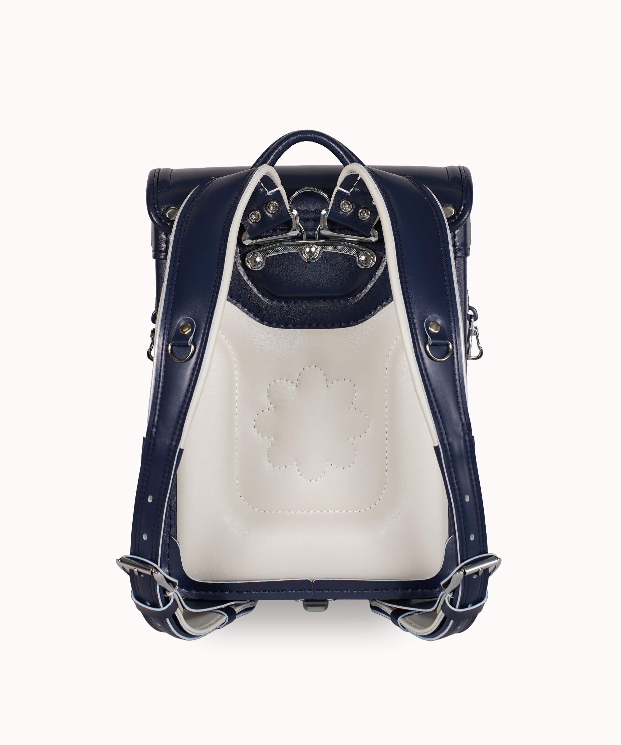 EISHIN　フラワーリース　ライトネイビー