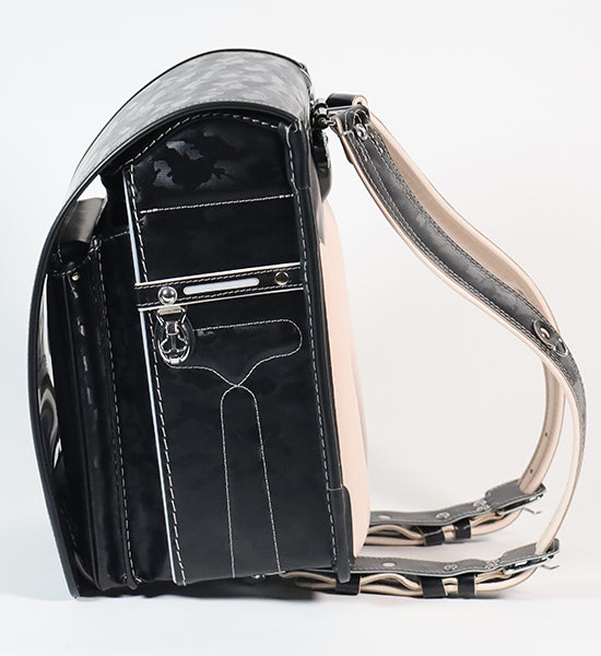 松山製鞄　牛革迷彩　黒