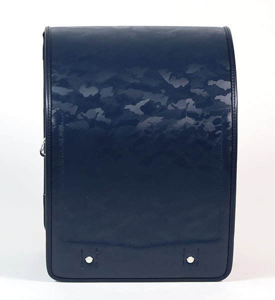 松山製鞄　牛革迷彩　紺