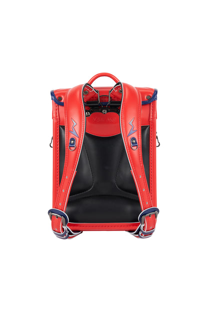 キッズアミ／ナース鞄工　アメコミヒーロー　オレンジバーミリオン×マリンブルー