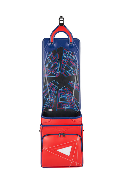 キッズアミ／ナース鞄工　アメコミヒーロー　オレンジバーミリオン×マリンブルー