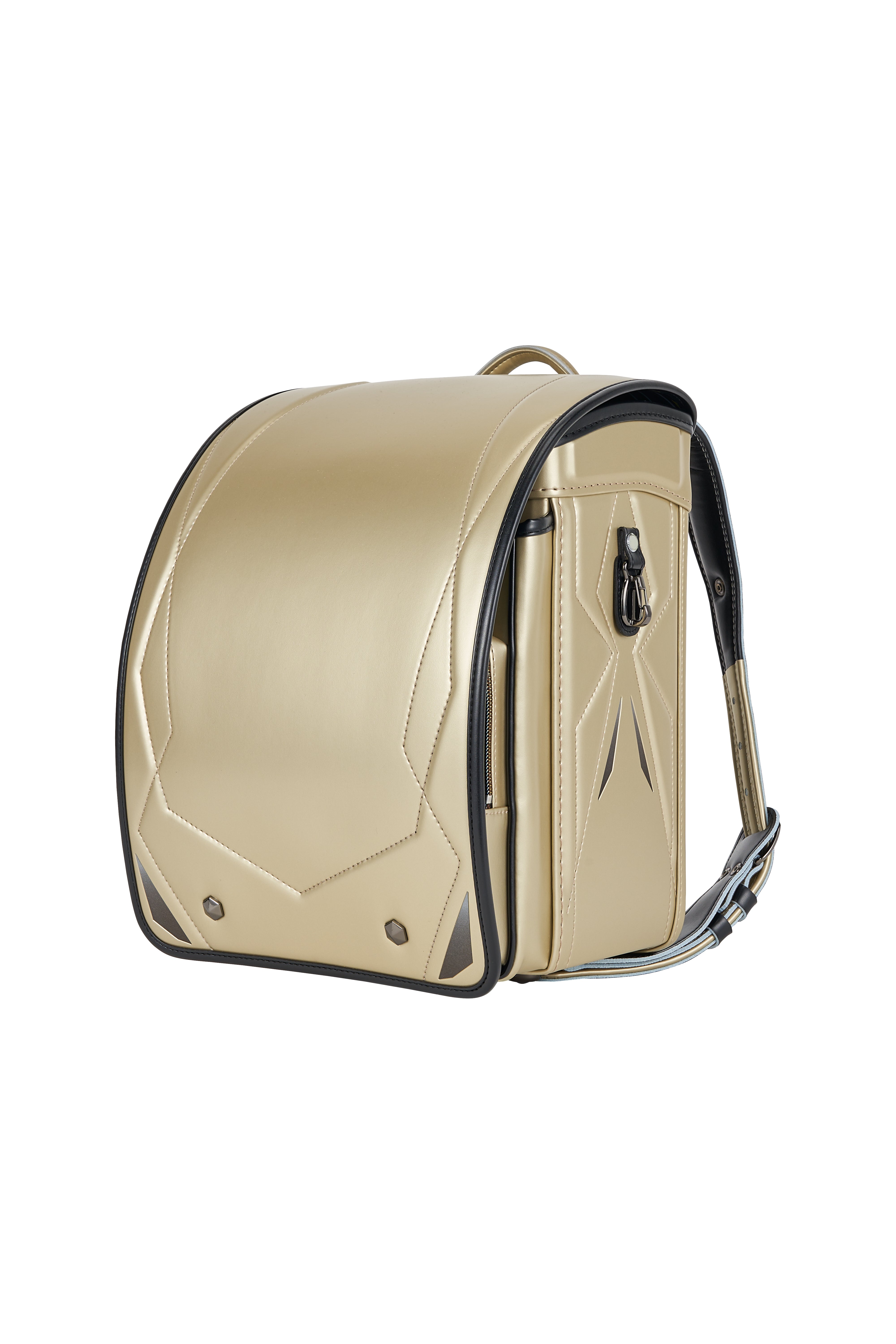 キッズアミ／ナース鞄工　アメコミヒーロー　シャンパンゴールド×ブラック