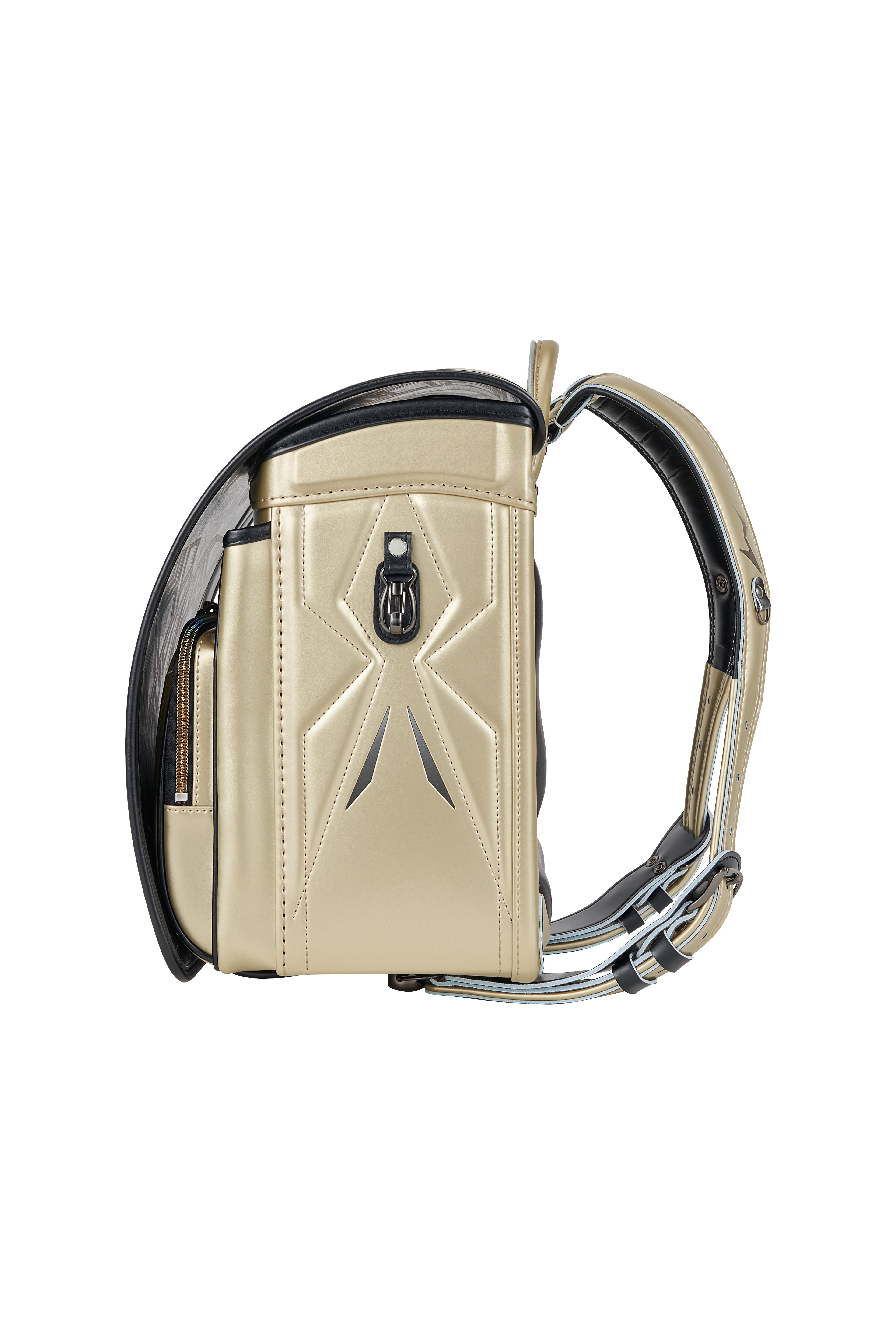 キッズアミ／ナース鞄工　アメコミヒーロー　シャンパンゴールド×ブラック