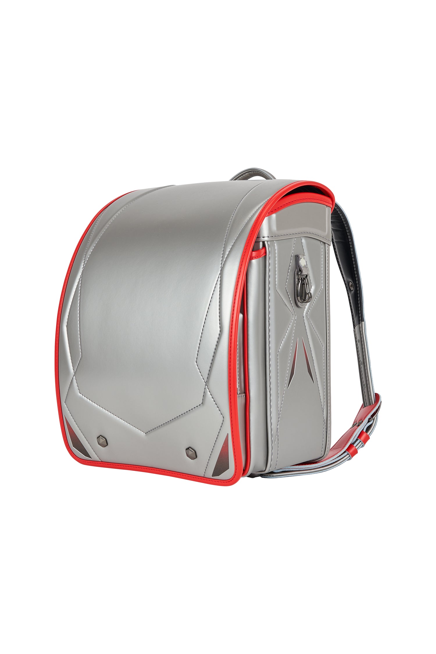 キッズアミ／ナース鞄工　アメコミヒーロー　シルバー×オレンジバーミリオン