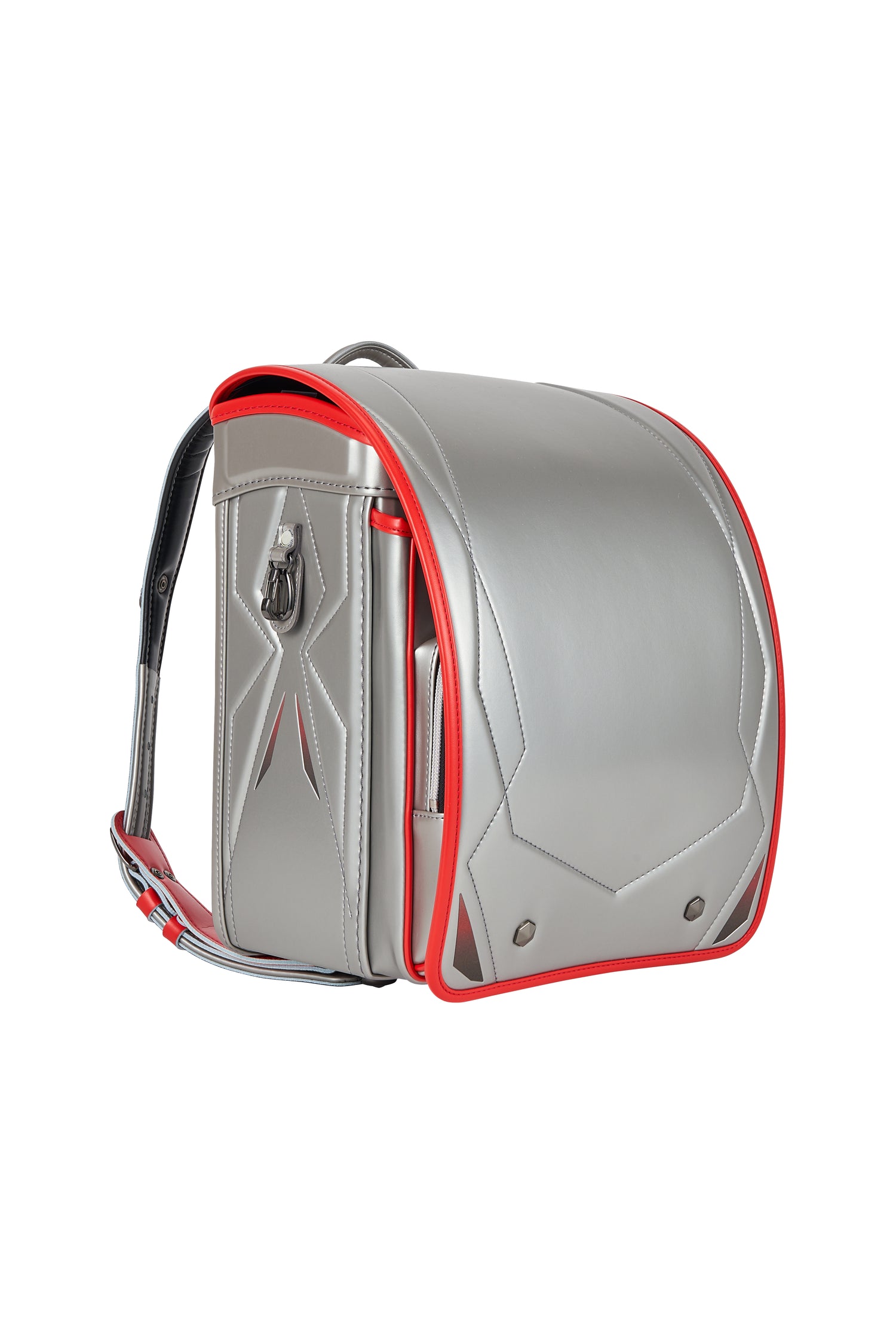 キッズアミ／ナース鞄工　アメコミヒーロー　シルバー×オレンジバーミリオン