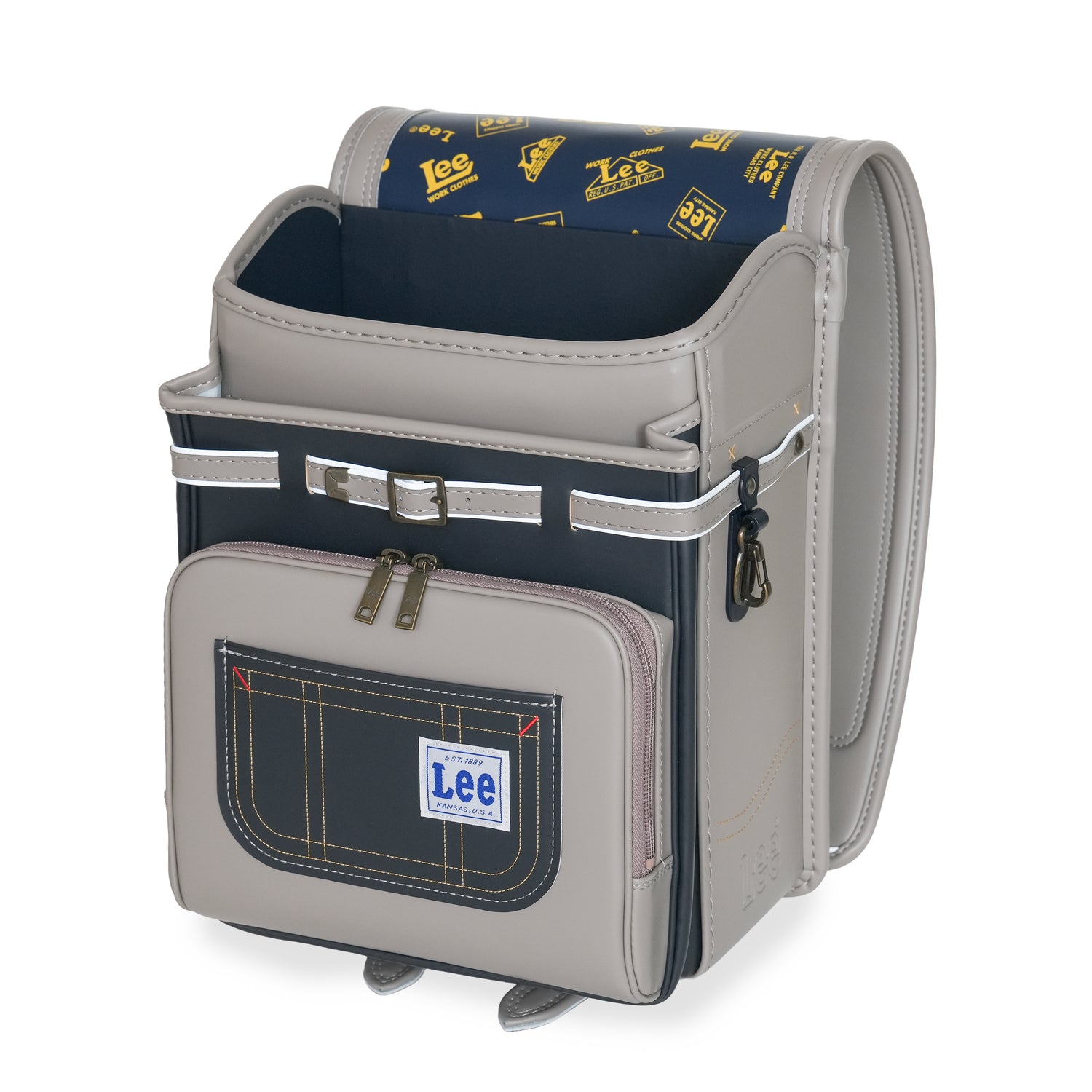 ポーム　LEE　ネオレイヤードランドセル　スモーキーブラウン×コン