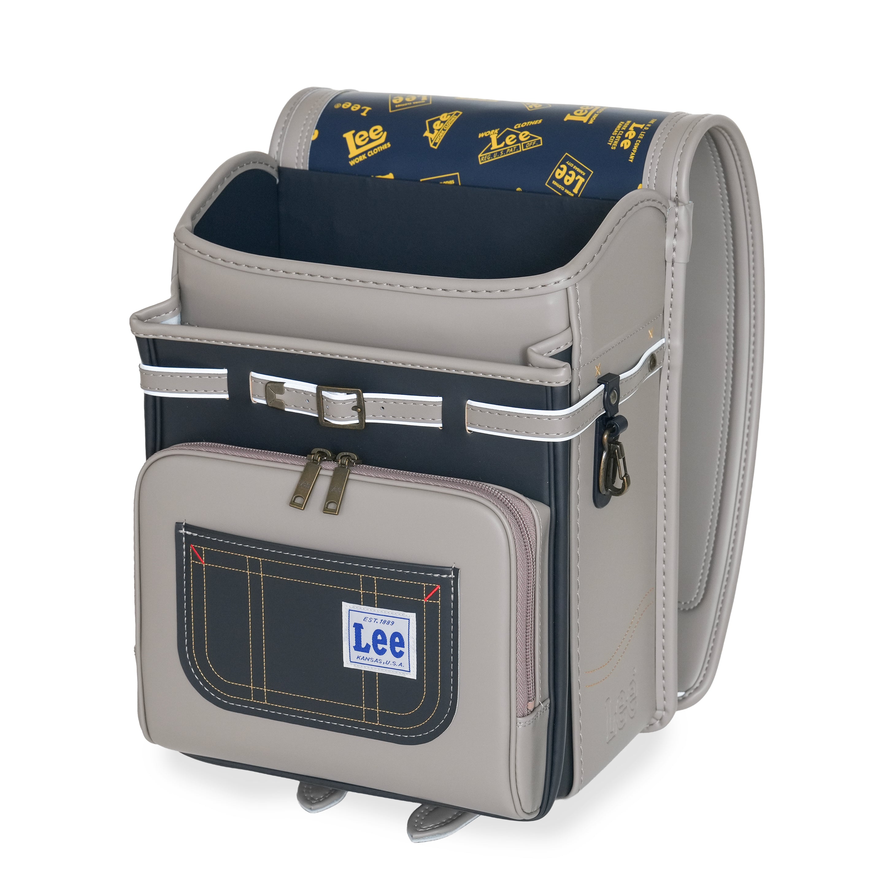 ポーム　LEE　ネオレイヤードランドセル　スモーキーブラウン×コン