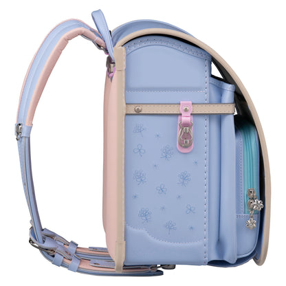 フィットちゃん　シュシュ・フローラ　安ピカッ×楽ッション　ペールブルー×ベージュ