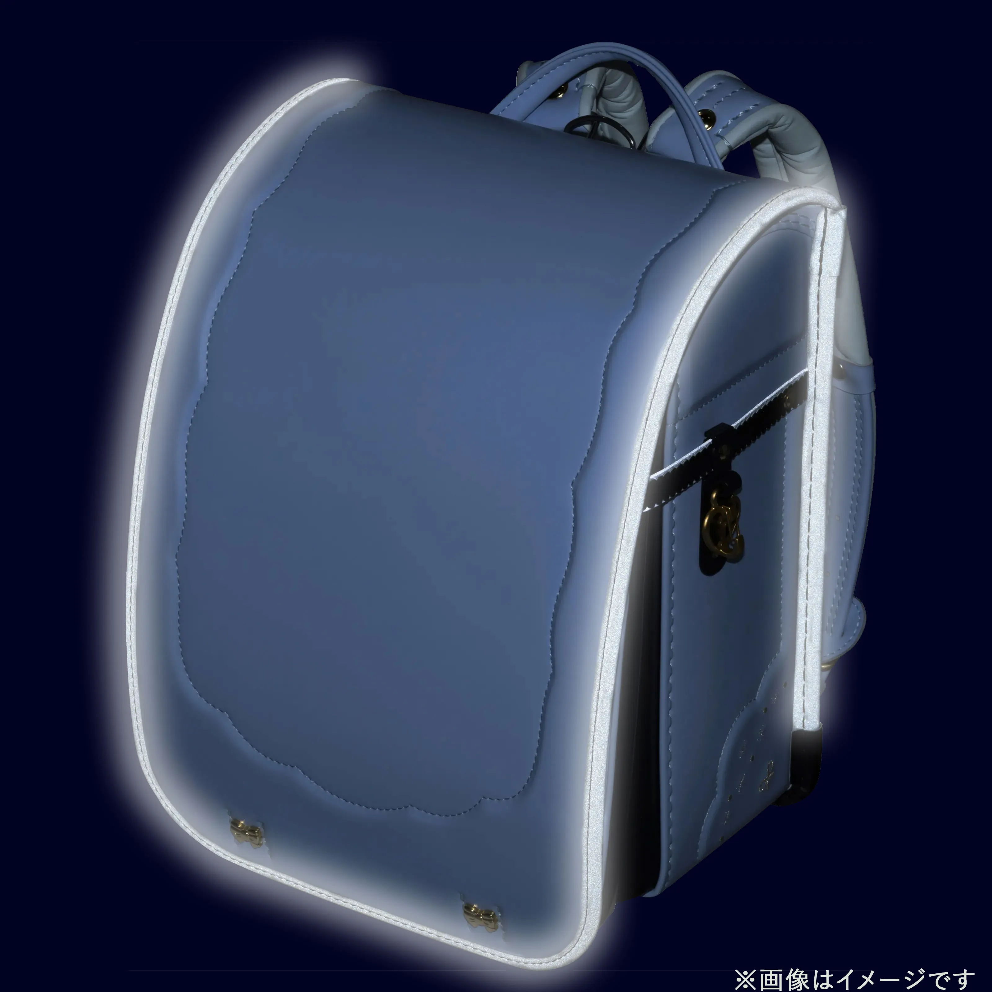フィットちゃん　ミオコフレ　安ピカッ×楽ッション　ペールブルー×クロ
