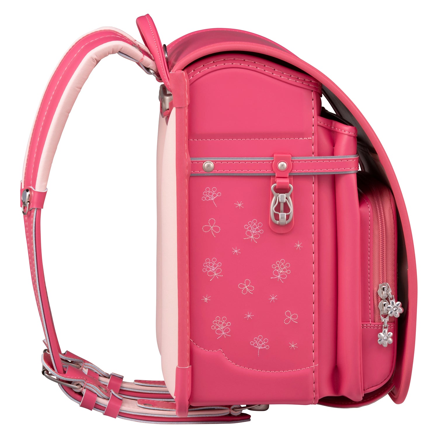 フィットちゃん　シュシュ・フローラ　安ピカッ×楽ッション　ホットピンク×ホットピンク