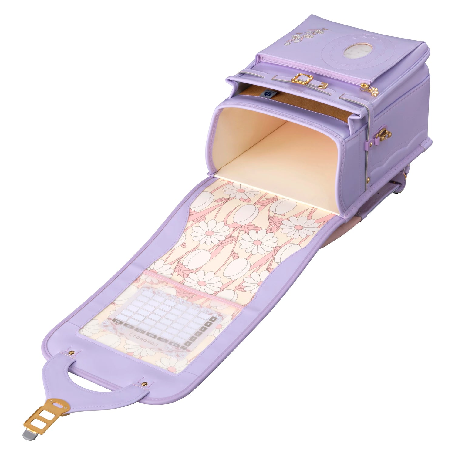 フィットちゃん　フロル　安ピカッ×楽ッション　ペールラベンダー×ペールラベンダー
