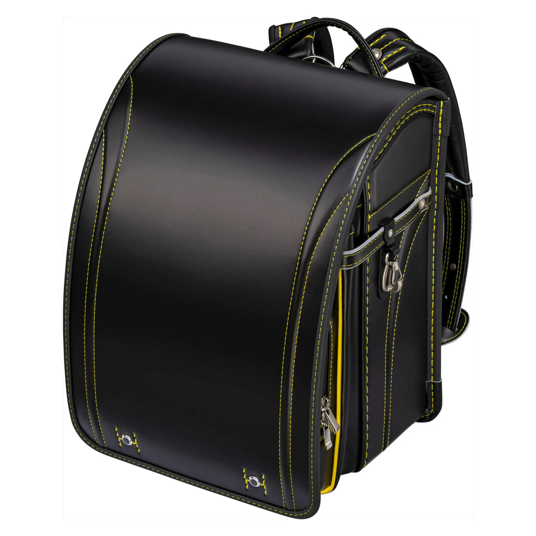 フィットちゃん　グッドボーイDX　安ピカッ×楽ッション　黒×イエローステッチ