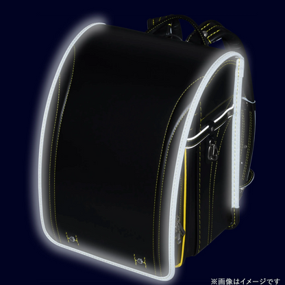 フィットちゃん　グッドボーイDX　安ピカッ×楽ッション　黒×イエローステッチ
