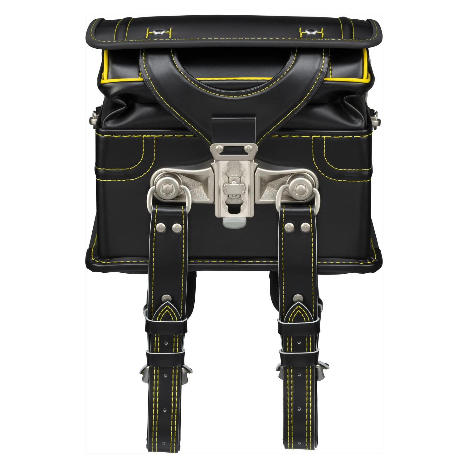 フィットちゃん　グッドボーイDX　安ピカッ×楽ッション　黒×イエローステッチ