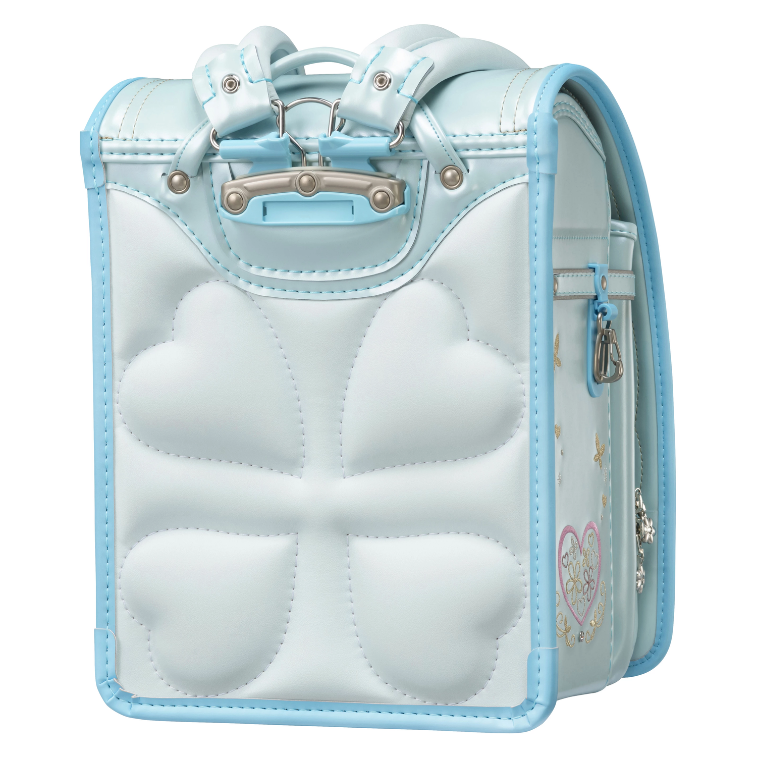 フィットちゃん　プラチナフラワー　安ピカッ×楽ッション　ミントグリーン×アクア