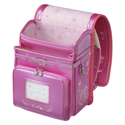 フィットちゃん　プラチナフラワー　安ピカッ×楽ッション　パールピンク×ホットピンク