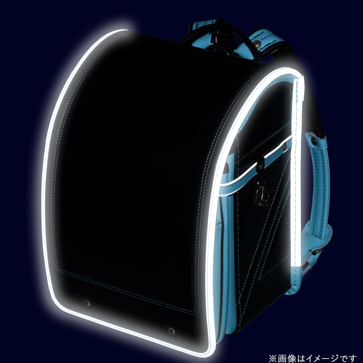 フィットちゃん　ストリートファインワイド　安ピカッ×楽ッション　黒×アクア