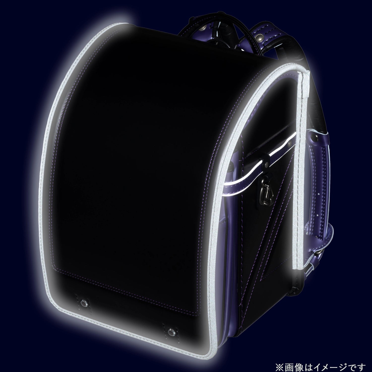 フィットちゃん　ストリートファインワイド　安ピカッ×楽ッション　黒×パールラベンダー