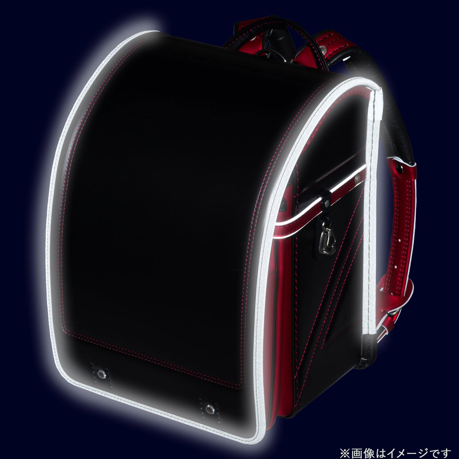 フィットちゃん　ストリートファインワイド　安ピカッ×楽ッション　黒×プリズムレッド