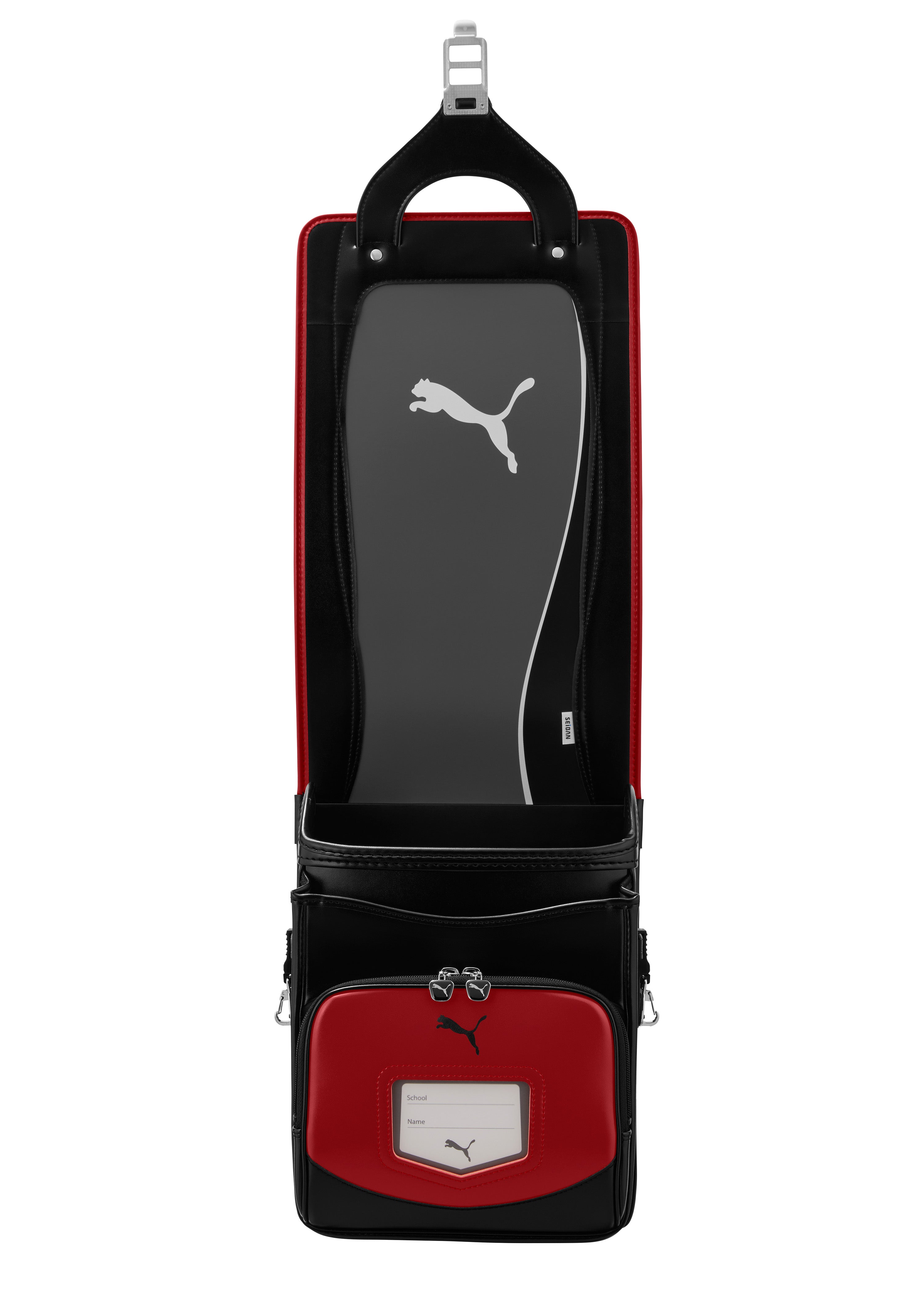 天使のはね　プーマ　スピード　ブラック×カーマインレッド