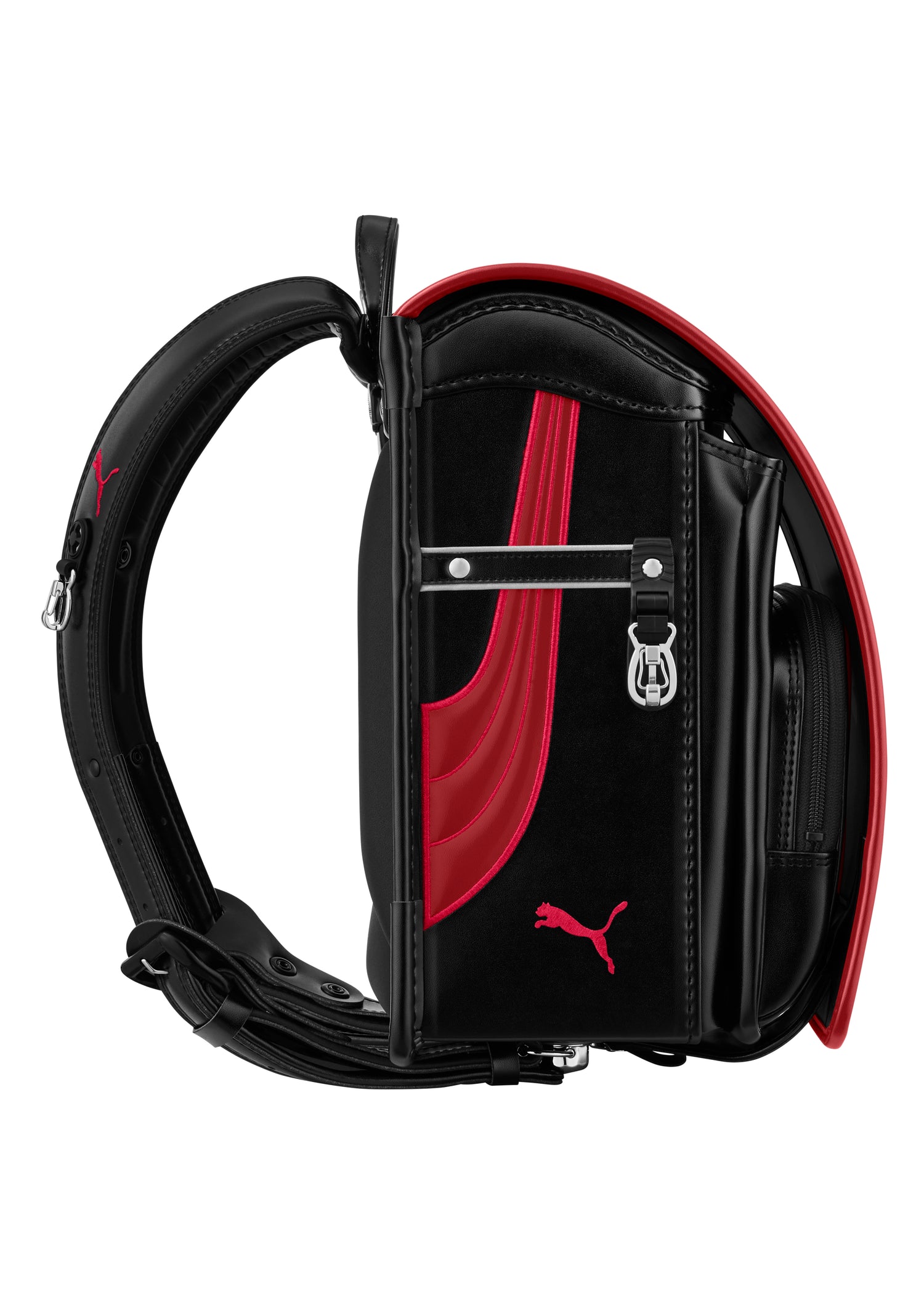 天使のはね　プーマ　スピード　ブラック×カーマインレッド