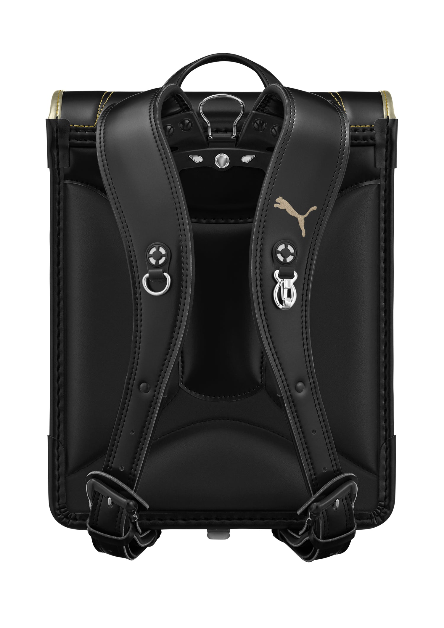 天使のはね　プーマ　スピード　ブラック×ゴールド