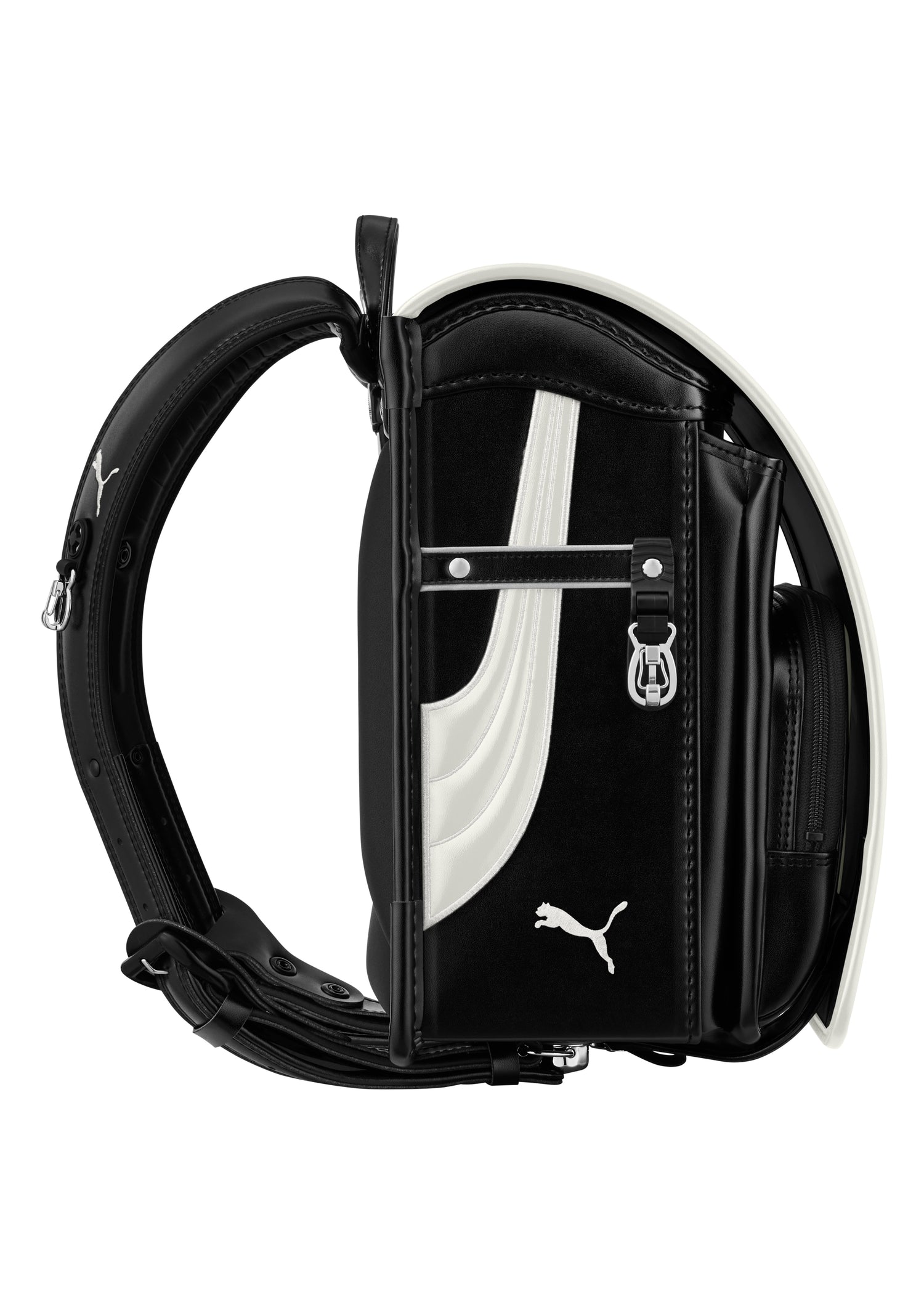 天使のはね　プーマ　スピード　ブラック×ジュエルホワイト