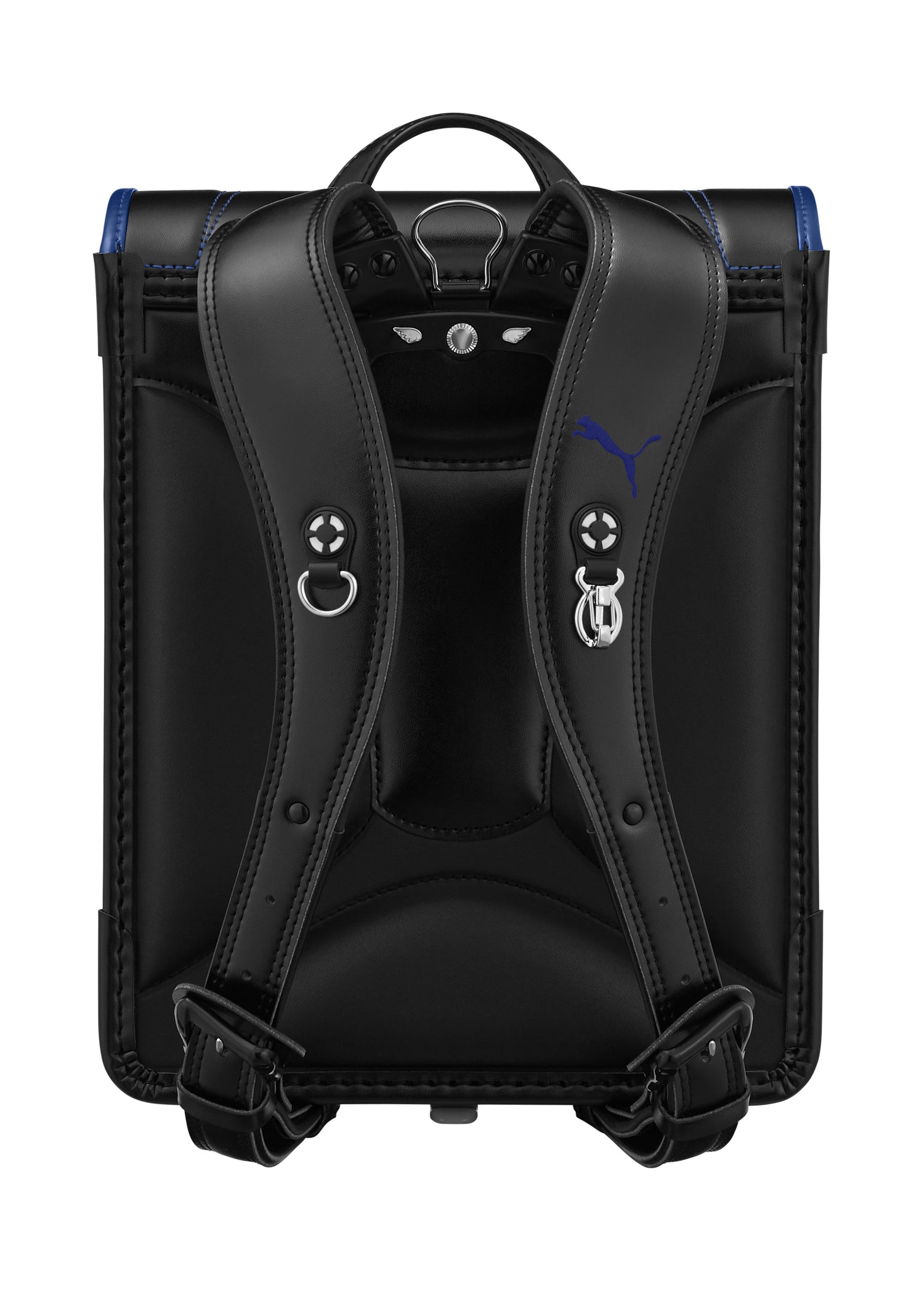 天使のはね　プーマ　スピード　ブラック×マリンブルー