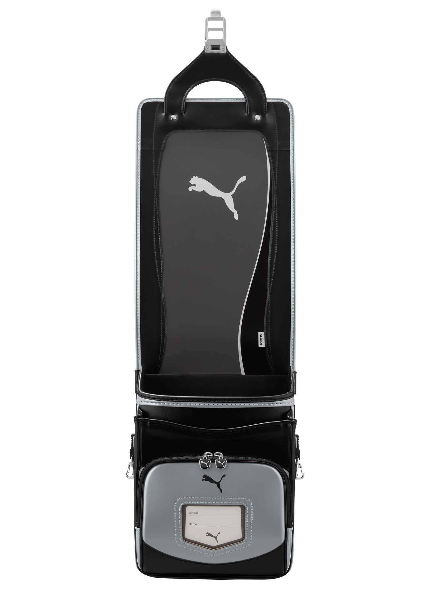 天使のはね　プーマ　スピード　ブラック×シルバー