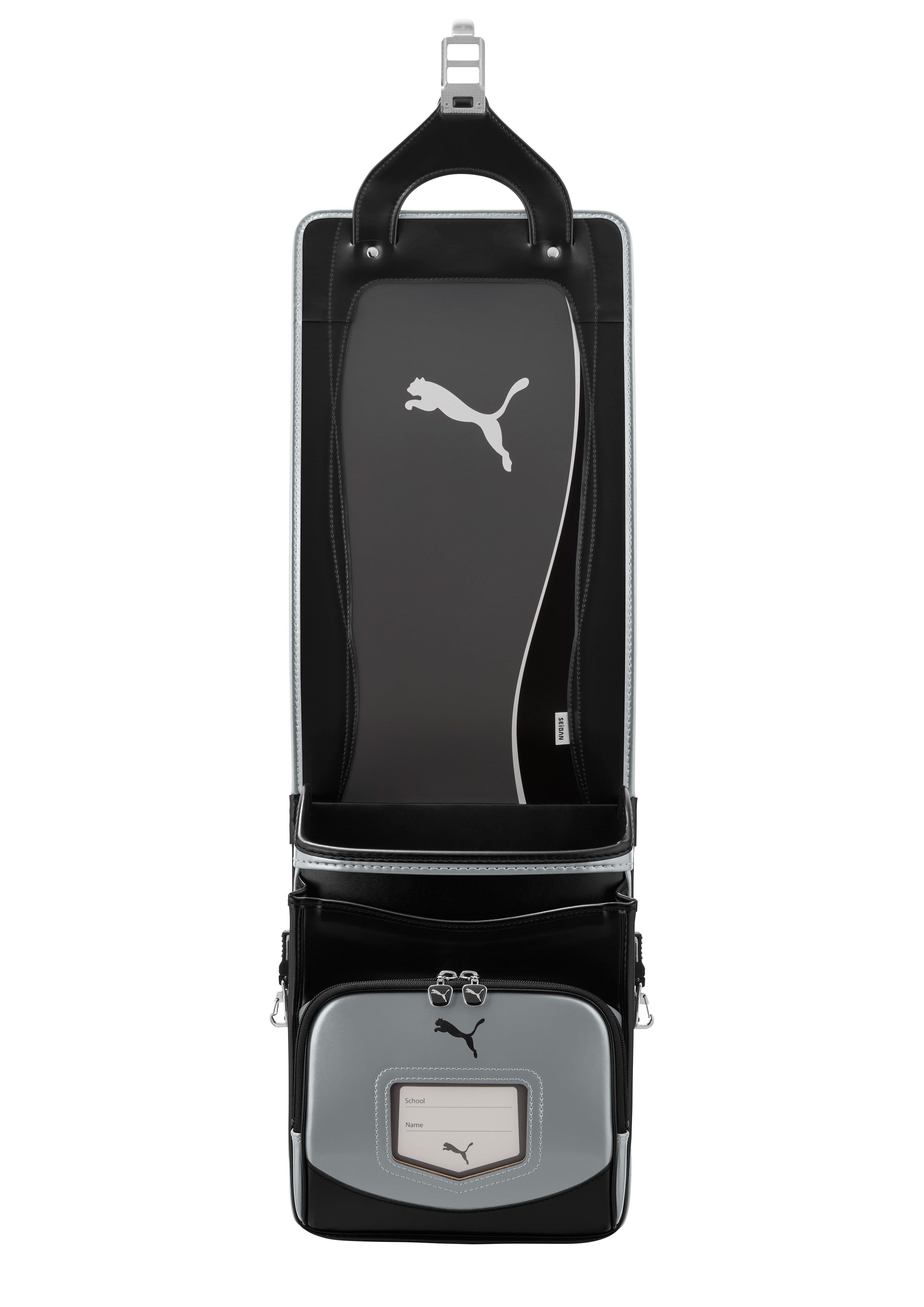 天使のはね　プーマ　スピード　ブラック×シルバー