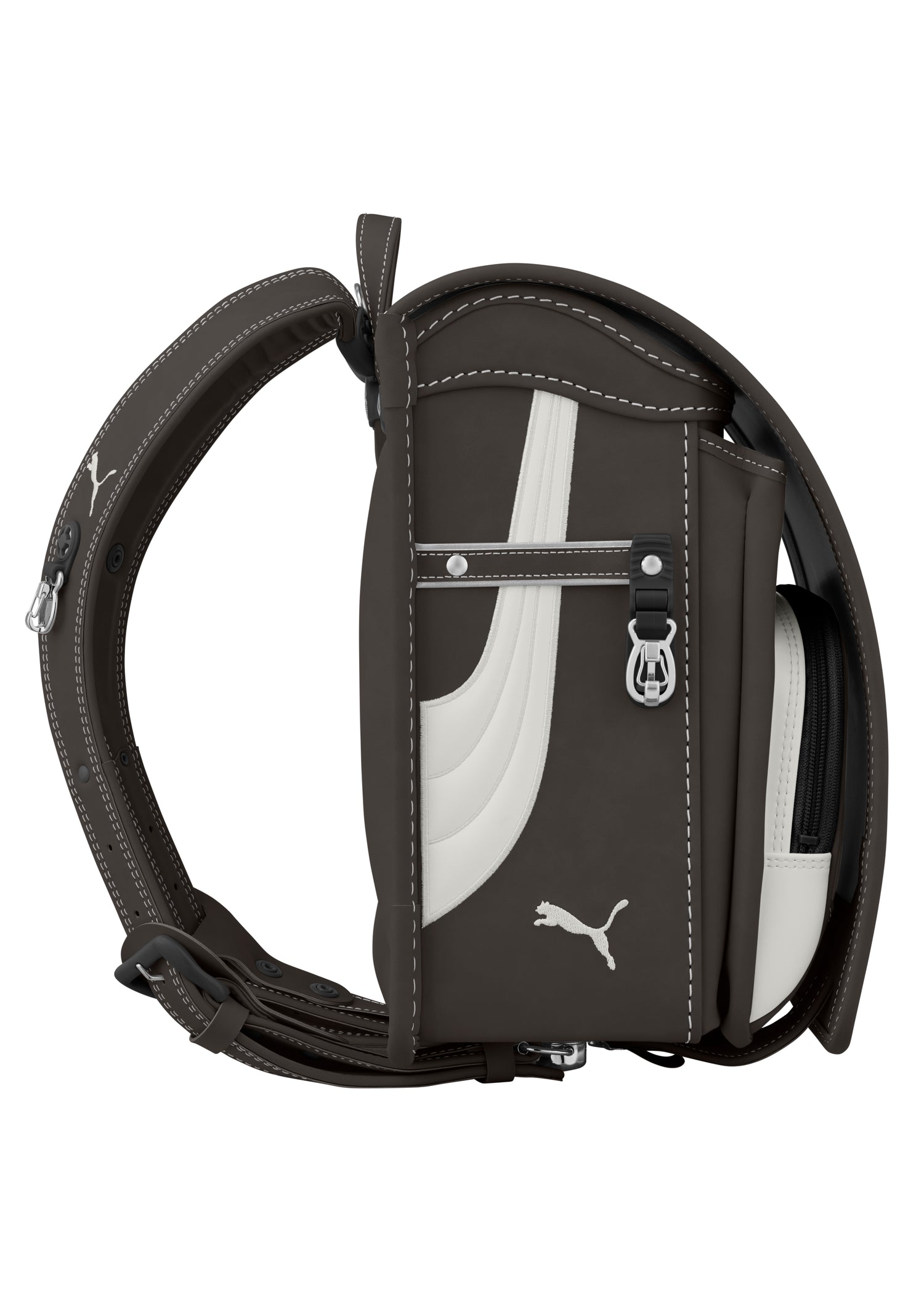 天使のはね　プーマ　スピード　グレー×ジュエルホワイト